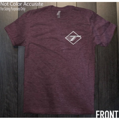 Heather Maroon SS Tee Shirt