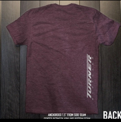 Heather Maroon SS Tee Shirt