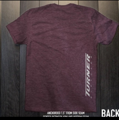 Heather Maroon SS Tee Shirt