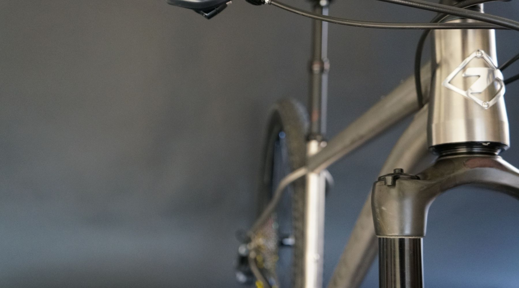 turner bikes titanium headtube detail